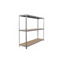 2m Heavy-Duty Galvanised Steel Boltless Shelving Unit - FREE Assembly Mallet