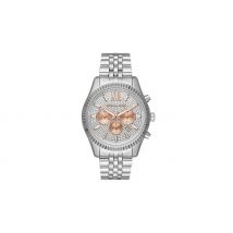 Michael Kors Lexington Chronograph Men's Watch - Rose Gold & Silver!