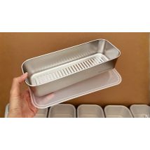 4-Pack Stainless Steel Food Storage Boxes