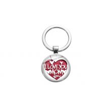 Mother's Day Glass Keychain