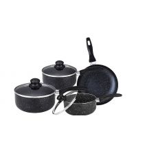 7-Piece Stainless Steel Saucepan Set