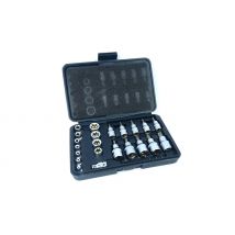 30-Piece Torx Steel Star Socket & Bit Set