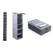 Wardrobe Hanging Organiser - 6 or 10 Pockets