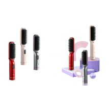 Electric Hair Straightener Brush - 3 Colours, 2 Options