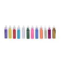 Glamza 12 Mini Glitter Bottles