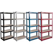 1 or 2 Home Vida 5-Tier Large Shelves - 4 Colours