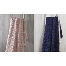 Chunky Cable Crochet Throw Blanket - 4 Colours