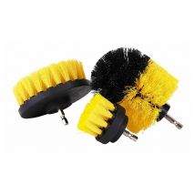 3-Piece Power Drill Cleaning Brush Head Set