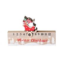 Christmas Wooden Countdown Ornament