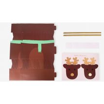 10 or 20-Pack of DIY Santa & Reindeer Christmas Crackers