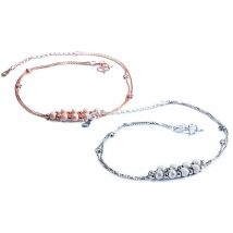 Sterling Silver Anklet - 2 Colours
