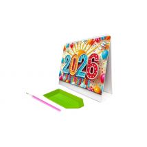 2026 Diamond Art Desktop Calendar - 7 Designs