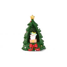 Santa-in-the-Tree LED Light Christmas Ornament - 2 Styles