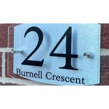 Personalised Curved Metal & Acrylic Door Sign