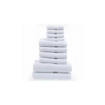 10-Piece Soft Egyptian Cotton Towel Set - 8 Colours