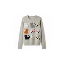Women's Cat-Themed Sweatshirt - 6 Sizes!