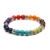 Multicolour Chakra Gemstone Bracelet
