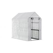 Outsunny Walk-In Greenhouse with Shelves