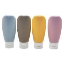 4 Tube Skin Care Squeeze Bottles