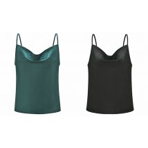 Satin Cami Top - 5 Colours & 6 Sizes