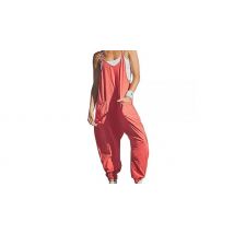 Spaghetti Strap Wide-Leg Pocket Jumpsuit - 7 Colours & 6 Sizes