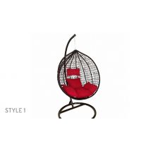 Single Egg Hanging Rattan Swing Chair - 6 Options