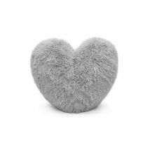 38cm Heart Shape Filled Cushion - 5 Colours