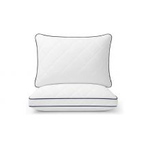 Hotel-Quality Quilted Bed Pillows - 2 or 4-Pack!