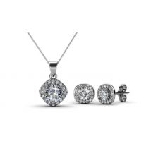 Maia Pendant & Earrings Gift Set - Encrusted with Swarovski Crystals!