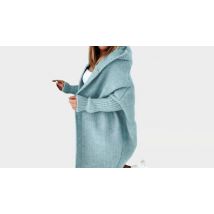 Oversized Hooded Knitted Cardigan - 6 Colours, 4 Sizes