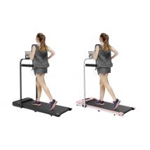 Folding Treadmill with Side Handrails - 2 Colours