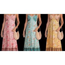 Flora Print Cami Maxi Dress - 3 Colours & 6 Sizes