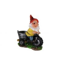 Tricycle Riding Garden Gnome
