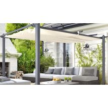 Acorn Aluminium 4m Rectangular Pergola Gazebo - 2 Colours