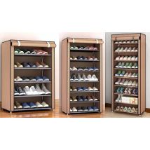 Multi-Tier Dustproof Shoe Cabinet - 4 Colours, 3 Sizes