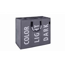 Triple Section Collapsible  Laundry Basket - 3 Colours