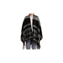 Houndstooth Tassel Shawl