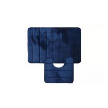 2-Piece Memory Foam Bath Mats - 3 Colours & 2 Styles