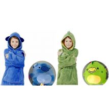 Kids' Cuddly Pet Pillow Hoodie - 4 Colours