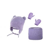 3 in 1 Hat, Scarf & Gloves Set for Kids - 5 Colours