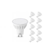 10-pack of GU10 LED Bulbs - 5.5W Cool White