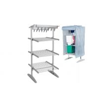 4-Tier Heated Clothes Airer with Cover