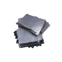 100-Pack of Grey Adhesive Mailing Bags - 4 Sizes