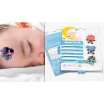 3 or 6-Pack of Kids Fever Tracker Stickers