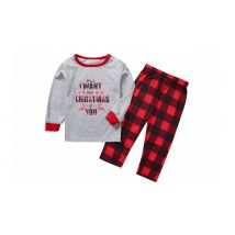 Christmas Plaid 2-Piece Family Pyjama Set - Kid's, Women's or Men's