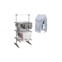 3-Tier Foldable Electric Heated Clothes Airer with Cover