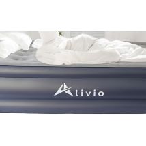 Inflatable High-Raised Air Bed with Built-in Electric Pump - 2 Sizes!