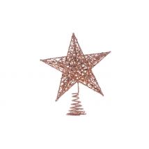 Iron Christmas Treetop Iron Stars Decoration - 6 Colours