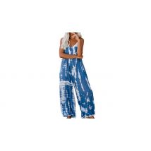 Loose Fit Tie-Dyed Printed Jumpsuit - 3 Colours & 3 Sizes