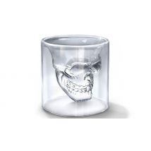 4 or 6-Pack of Skull Double-Wall Whisky Glasses